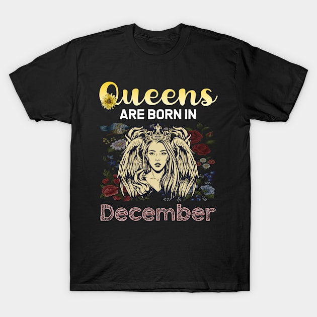 Queen Wings 2 December T-Shirt by symptomovertake